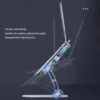 4.1 Radiator Foldable Laptop Stand With Dual Cooling Fan Heat Dissipation