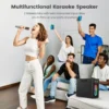 Amaya BD34 wireless Bluetooth speaker 12000mAh IPX5 waterproof outdoor Karaoke with 2 wireless microphone