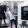 Amaya BD34 wireless Bluetooth speaker 12000mAh IPX5 waterproof outdoor Karaoke with 2 wireless microphone