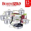 Bohminox 12pcs Heavy duty Cookware Set