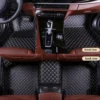 Luxury Premium Leather 7D Car Mats Waterproof Durable Easy Clean Non Skid Customized Car Floor Matc