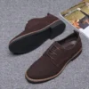 Mens Oxford Business Casual Suede Shoes
