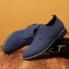 Mens Oxford Business Casual Suede Shoes