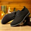 Mens Oxford Business Casual Suede Shoes