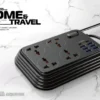Moxom MX-ST24 12 IN 1 PD With 4 Universal Socket Multi Devices 20W 2 Meter Power Strip