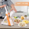Multipurpose Vegetable and Fruit Mandoline Chopper