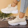 Women’s Breathable Mesh Knit Walking Casual Sneakers