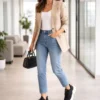 Women’s Breathable Mesh Knit Walking Casual Sneakers